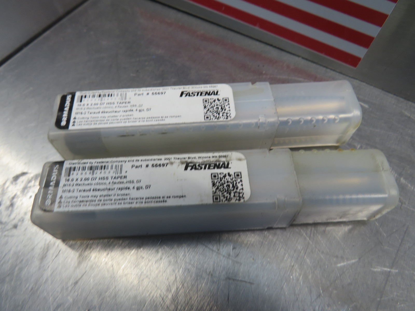 Fastenal 55697 16.0 x 2.00 D7 HSS Taper (Lot of 2)