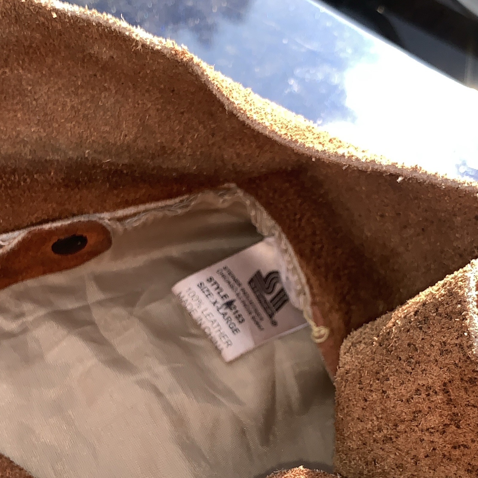 Steiner STVE-2133 Brown Leather Welding Jacket XL 30 in Length