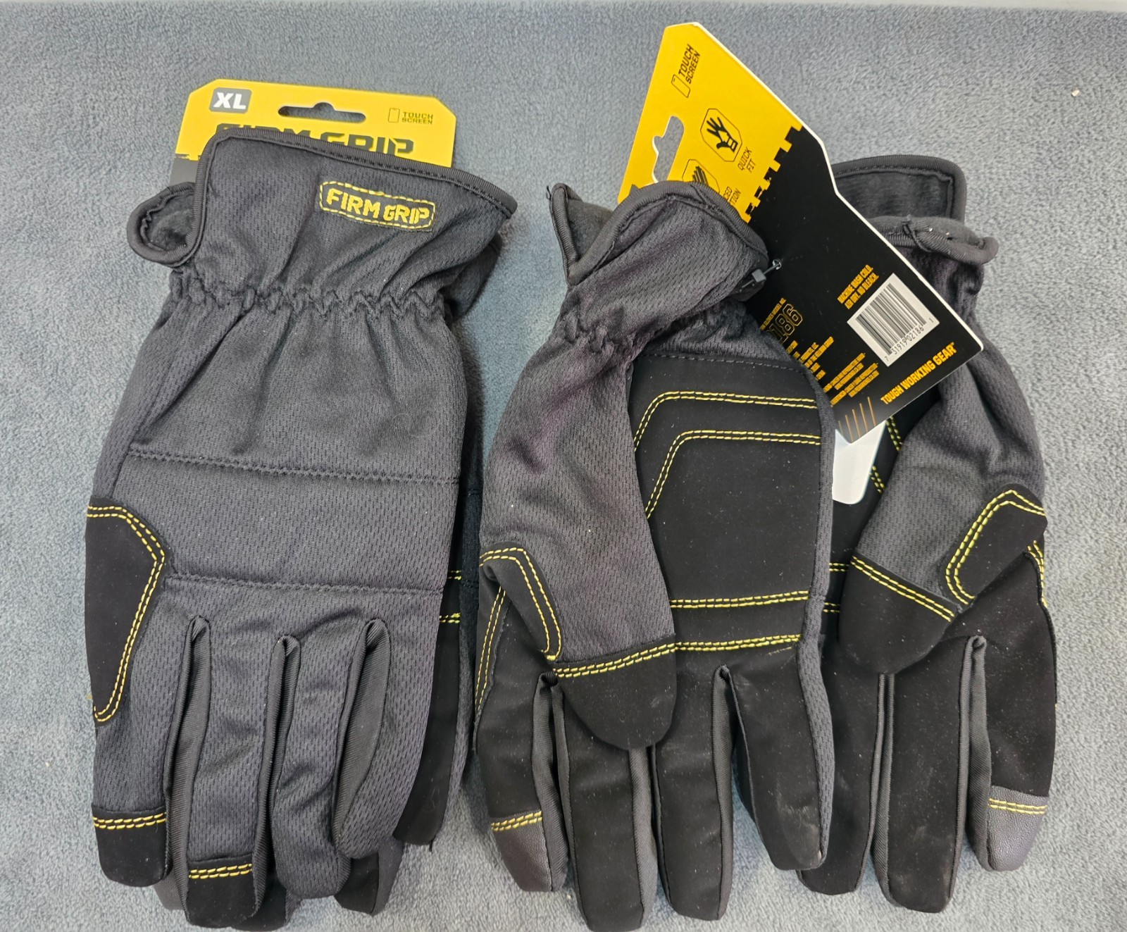 (2) Firm Grip X-Large Winter Utility Gloves with Thinsulate Liner 2186