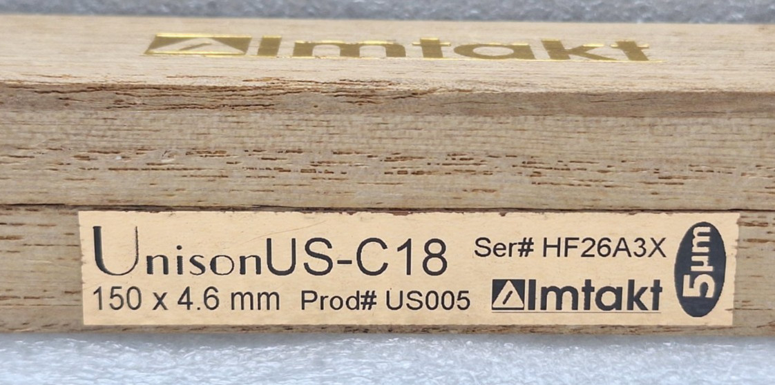 Imtakt Unison US-C18 HPLC Column 150×4.6mm 5µm P/N US005 New Fast Shipping