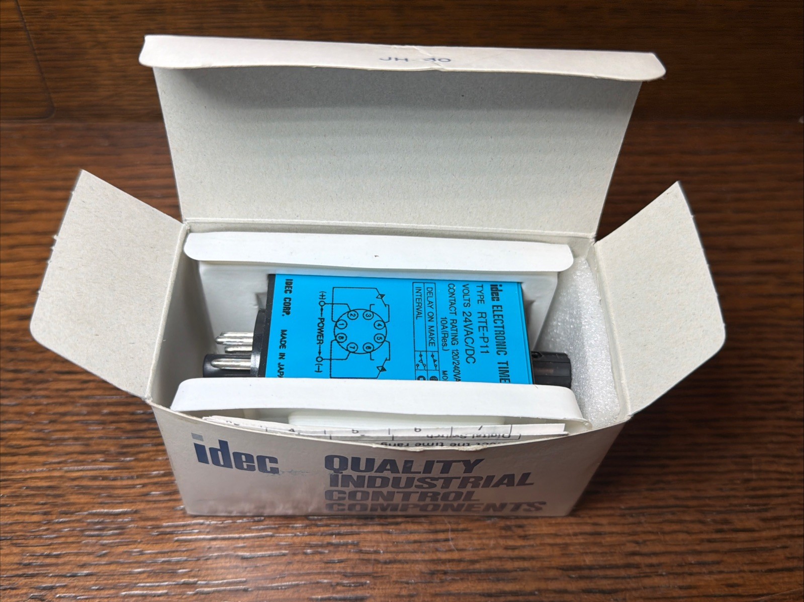 IDEC RTE-P11 120 V AC 10 A 0-10 Minutes Off-Delay PLC Electronic Timer Module