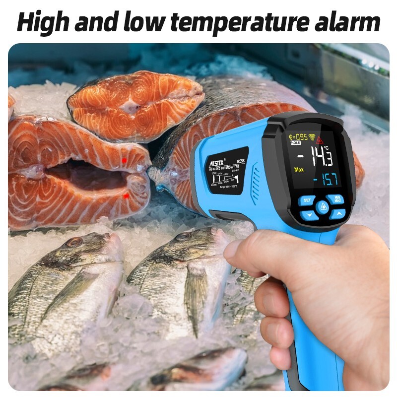 IR05B Digital Infrared Thermometer -40-2000℃ High Temparature Meter 50:1 D:S