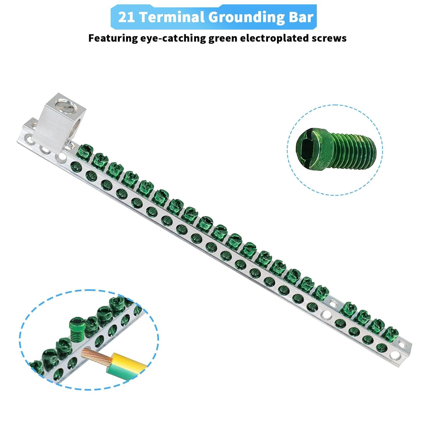 Eaton Ground Bar Kit, 21-Terminal for BR and CH Series Load Centers