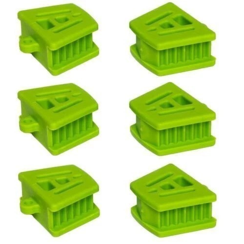 Dental Autoclaveable Silicone Rubber Mouth Props Bite Blocks Retractor Opener