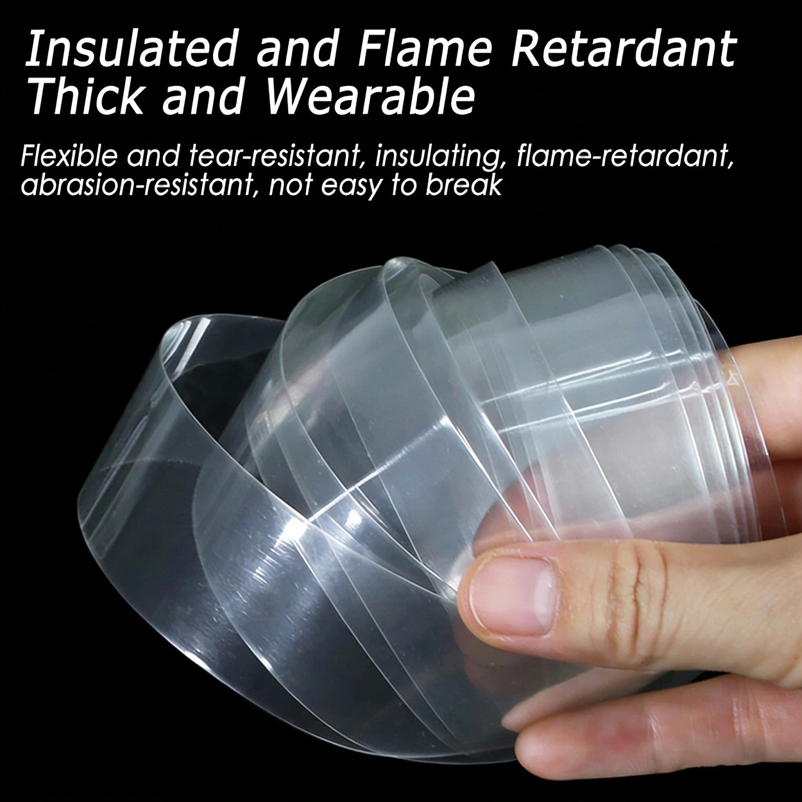 Clear PVC Heat Shrink Tubing 7mm-500mm Wide Wrap RC Battery Pack LiPO NiMH NiCd