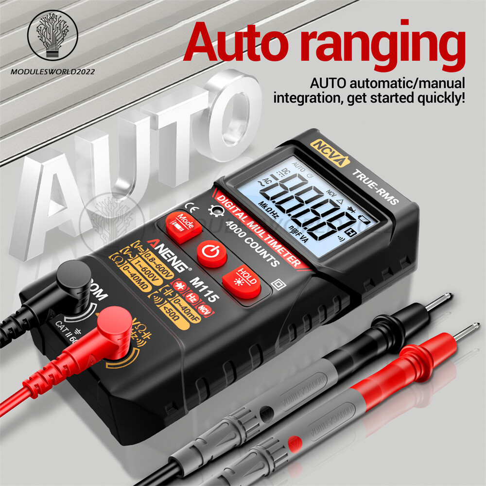 ANENG Digital Multimeter Automatic Voltmeter NCV Resistance Electrician Tester