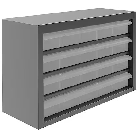 Durham Mfg 016-95 Steel, Polypropylene, Compartment Cabinet, 6 1/2 In D X 11