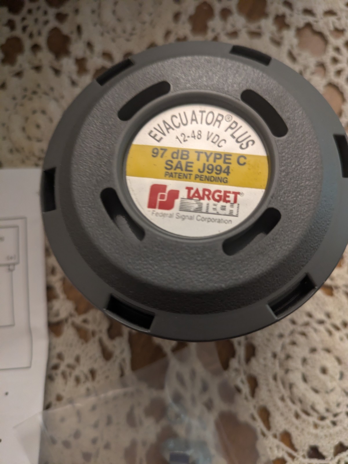 210331SSG Evacuator Back-Up Alarm, Dual Tone Universal Mounting Bracket, 97 dB