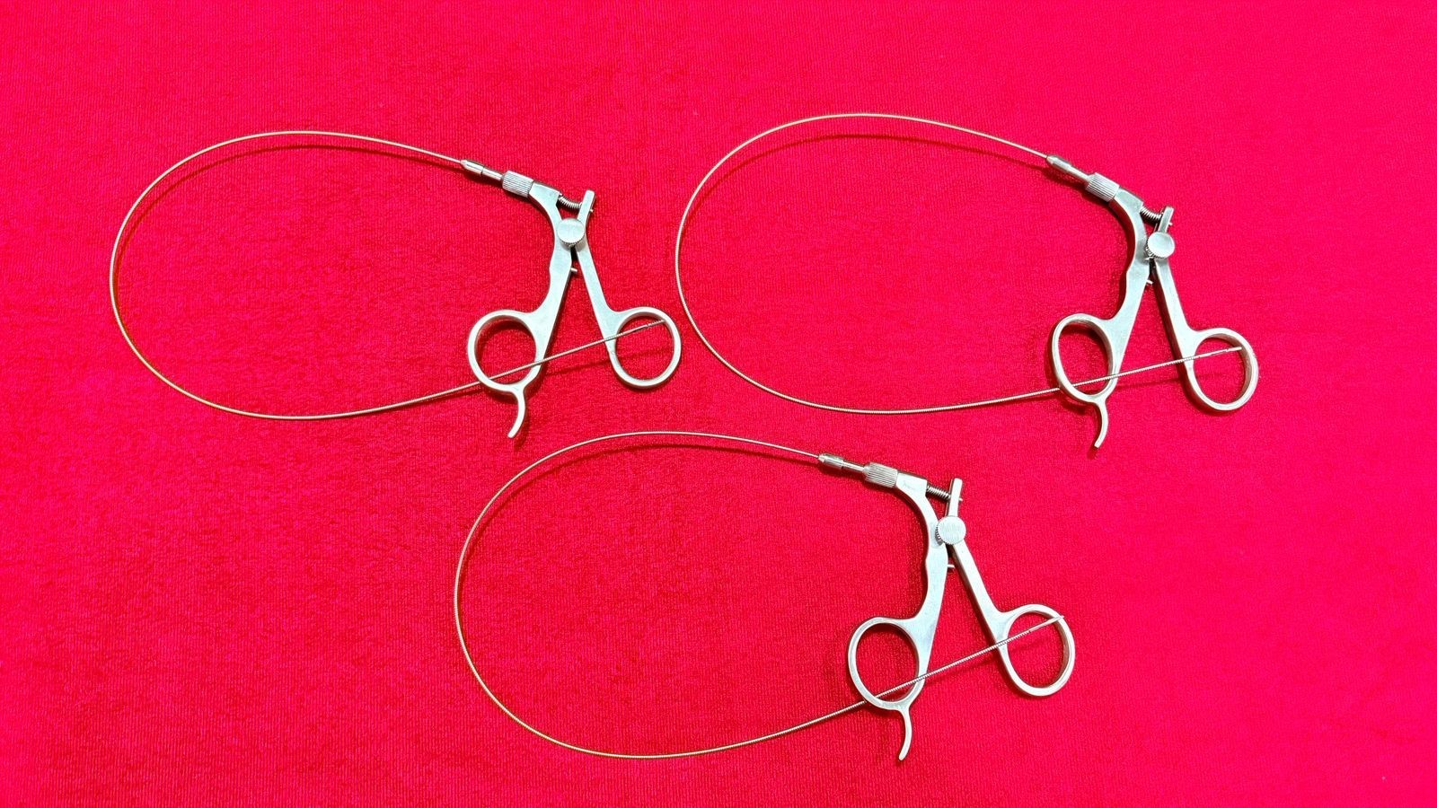 3pc-Hysteroscopy Flexible Scissor/Biopsy/Alligator 5fr 40cm Reusable Instruments