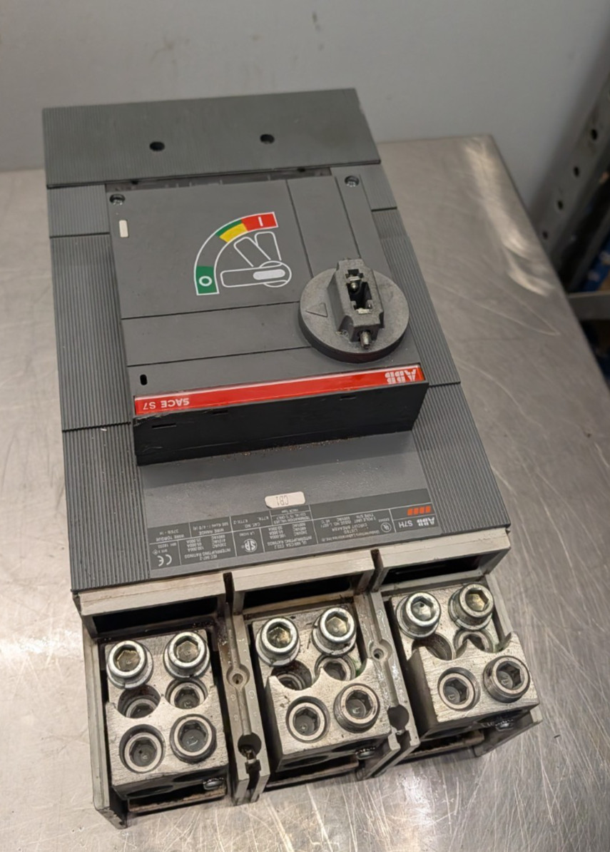 ABB S7H 1000A Circuit Breaker 3P 600V SACE PR211 3A 400v aux S7