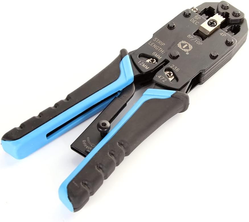 RJ11/RJ12/RJ45/RJ50 10P 8P 6P 4C Network LAN Cable Crimper Modular Plug Crimping