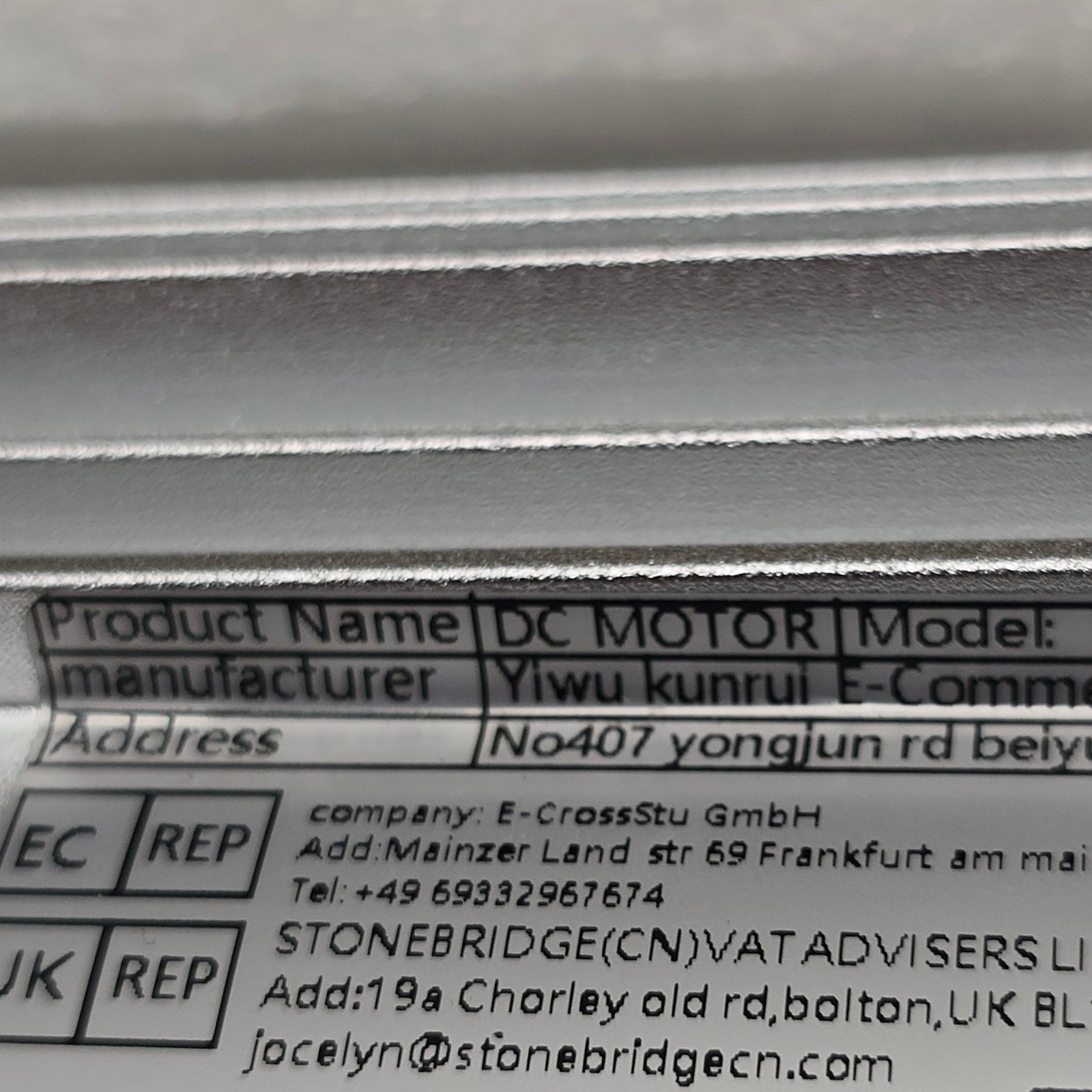 Kunray BY1020 MY1020D Brushless DC Motor 48V 2000W 4300RPM 42A Electric Scooter