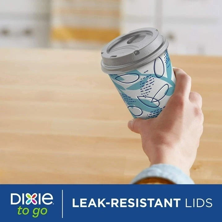 Dixie® To Go 12 oz. Paper Cup with Leak-Resistant Lid, 92 ct. – FREE SIPPING!