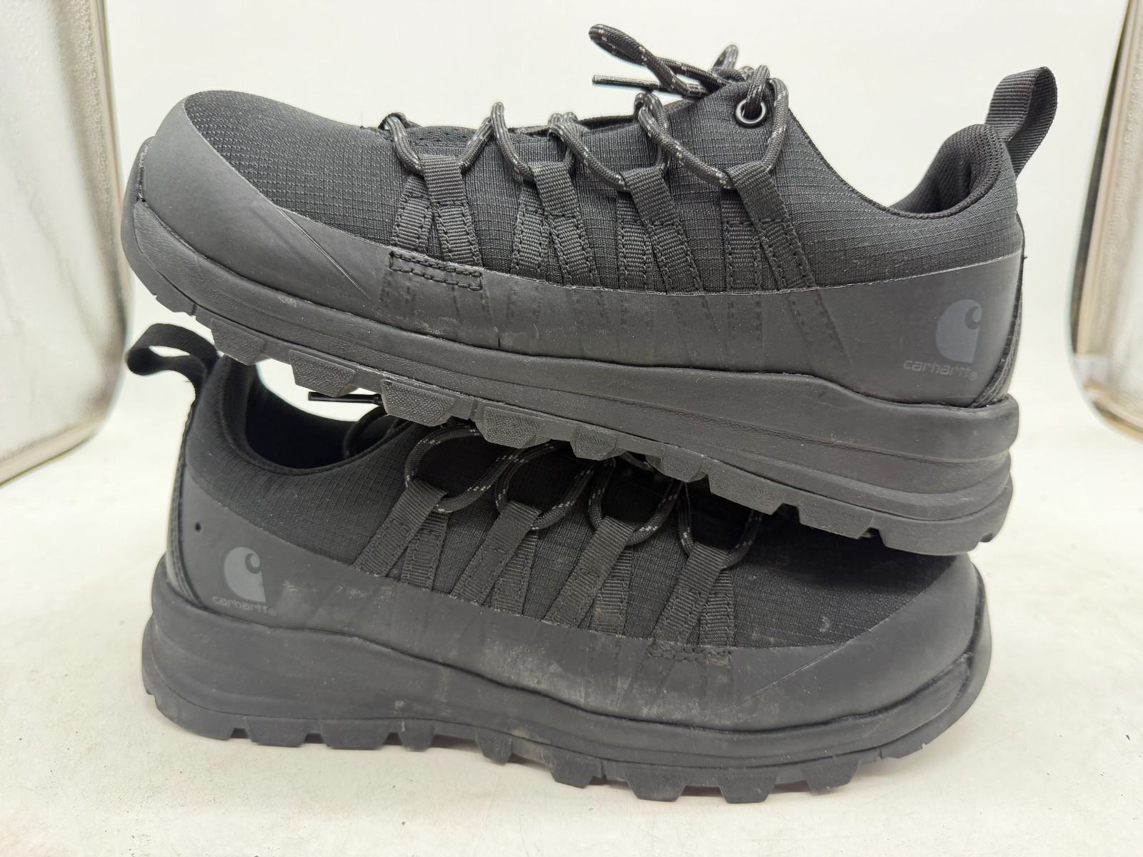 Carhartt Gilmore Nano Toe Ripstop Low Work Shoes Men Black Lace-Up Low Top – 9.5