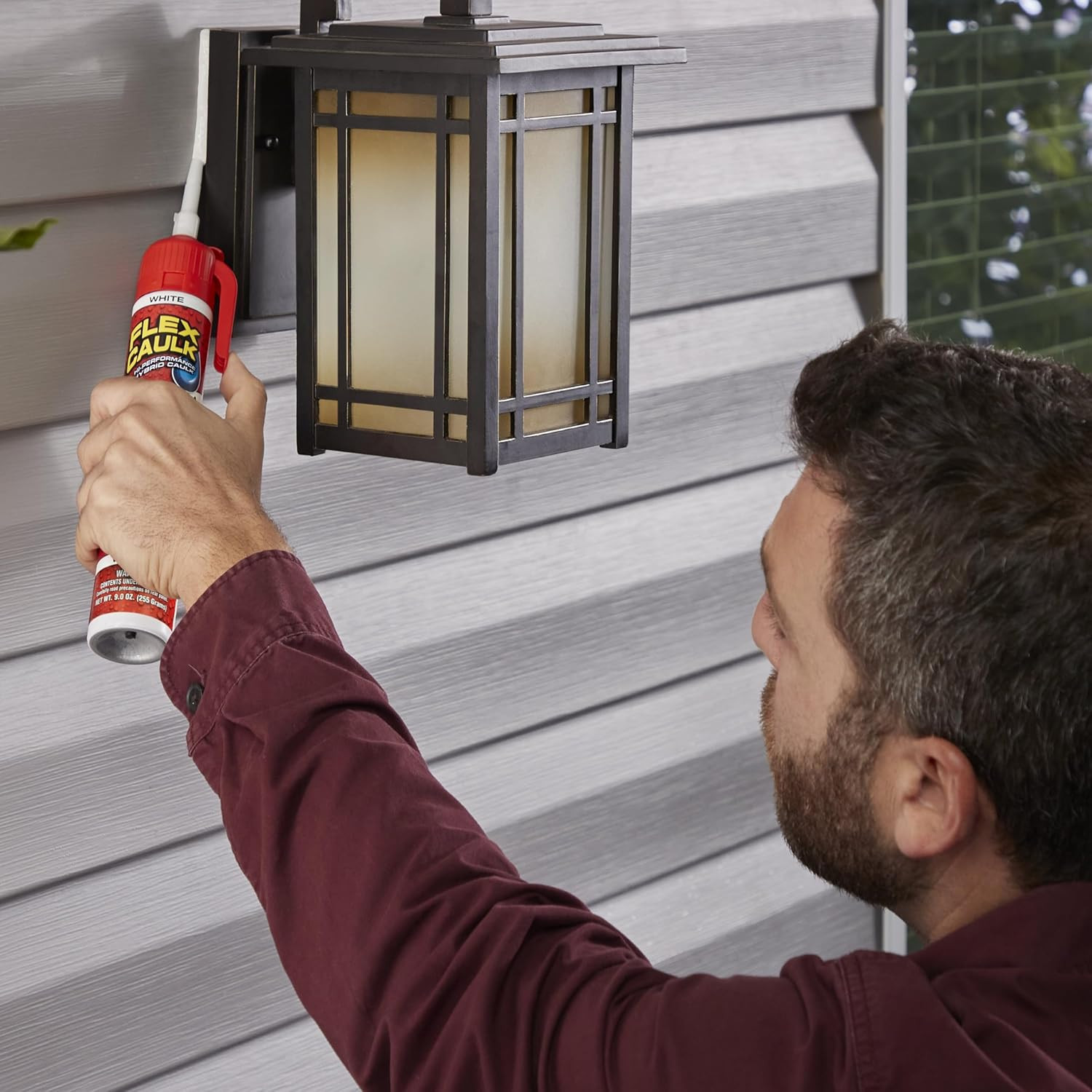 Flex Caulk, Waterproof & Weatherproof Hybrid Polymer Sealant, Strong, Paintable,