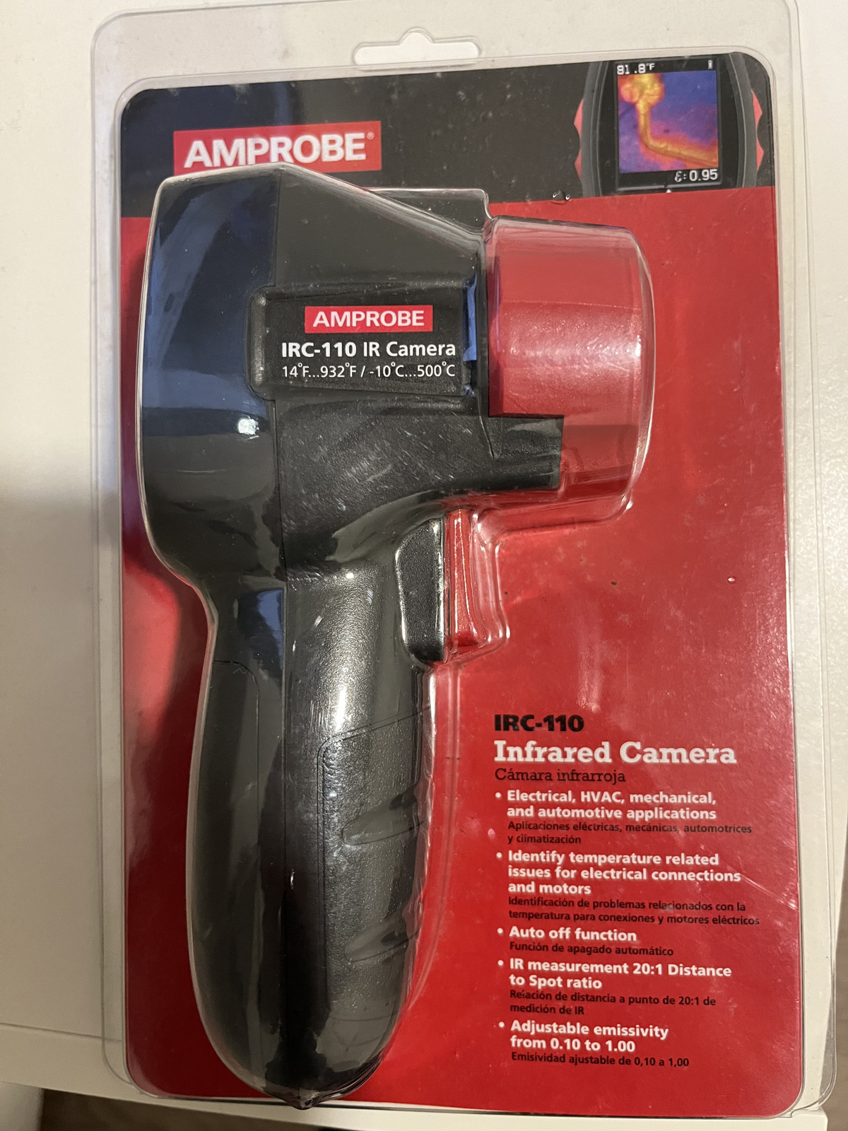 Amprobe IRC-110 Infrared Thermal Camera, 20:1