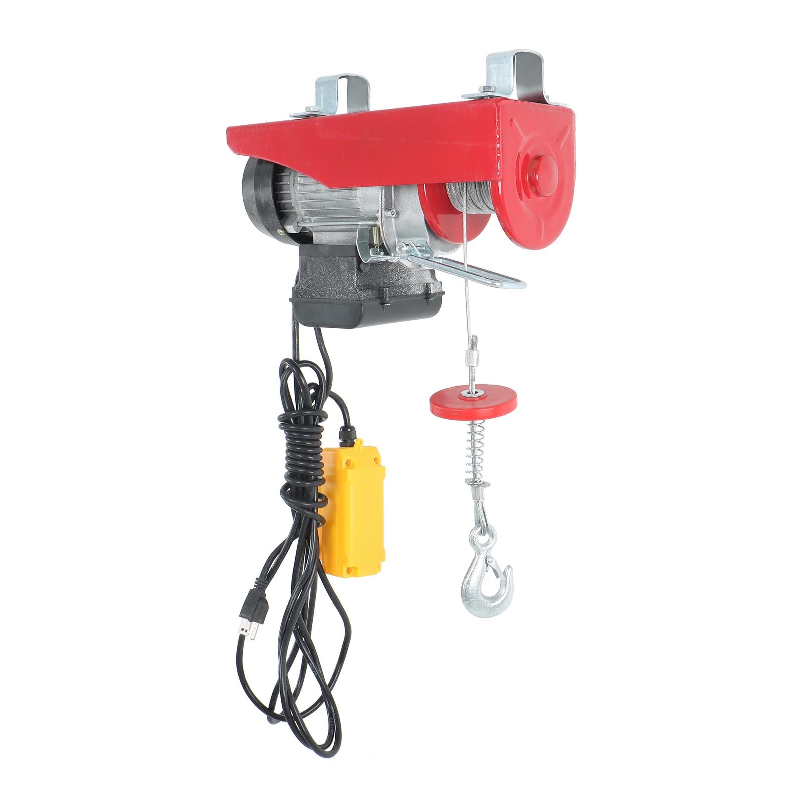 440lbs/ 200kg Electric Hoist with 14 FT Wired Remote Control 110V 510W Motor