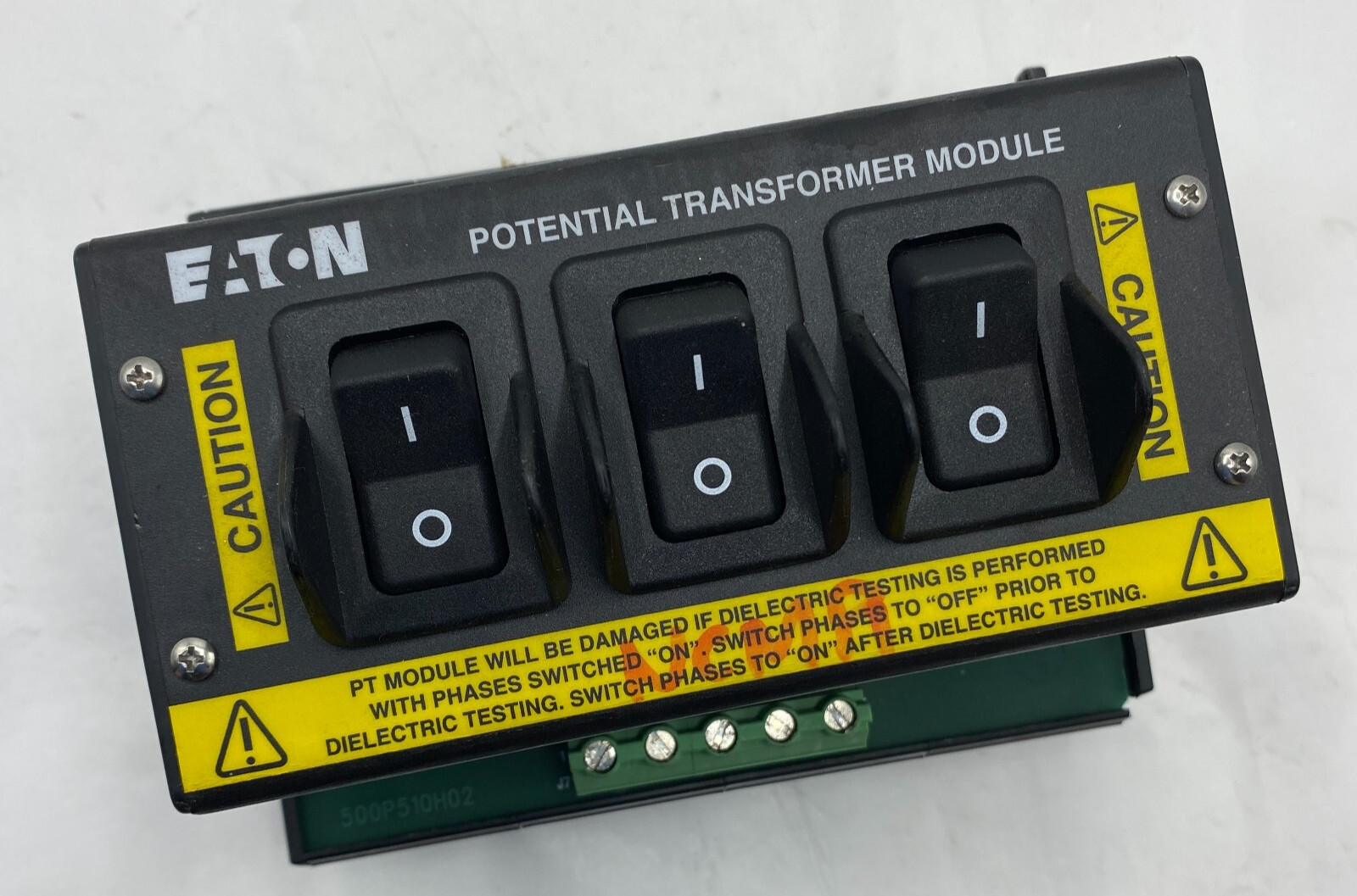EATON POTENTIAL TRANSFORMER MODULE 70C1817H01 W/ PHONENIX CONNECT TYPE UM🎯