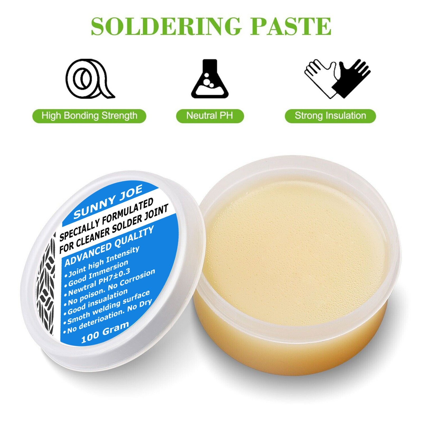 100g Soldering Flux Paste Solder Rosin Welding Grease Cream for Phone PC Circuit