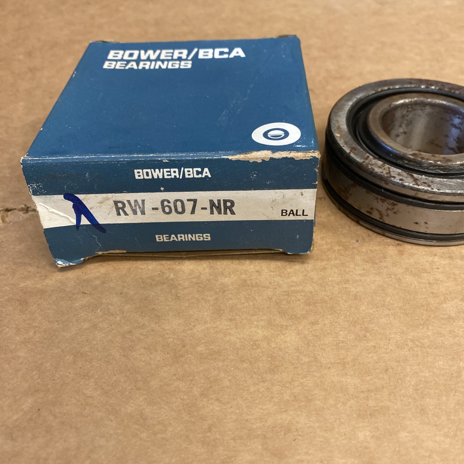 NOS Bower/BCA RW-607-NR Rear Wheel Driver Side Bearing 58-64 Cars Tap Desc