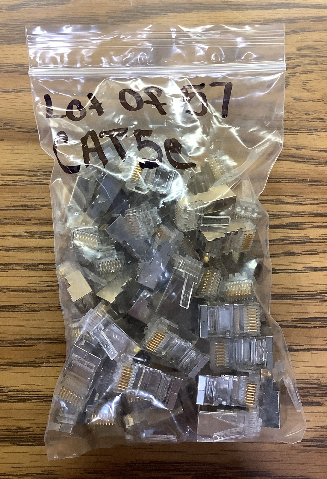 NOB Lot Of 57 Tyco CAT5E RJ45 Ground Type Connector