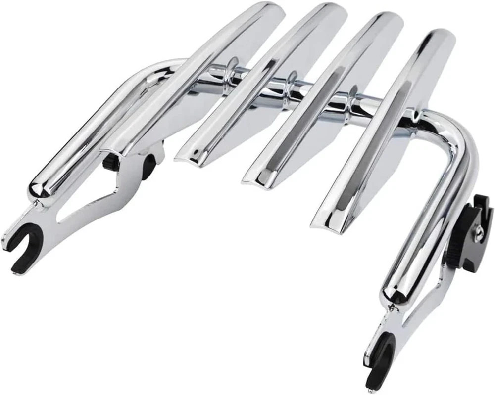 Detachable Sissy Bar Passenger Backrest Pad & Luggage Rack for Touring 09-25