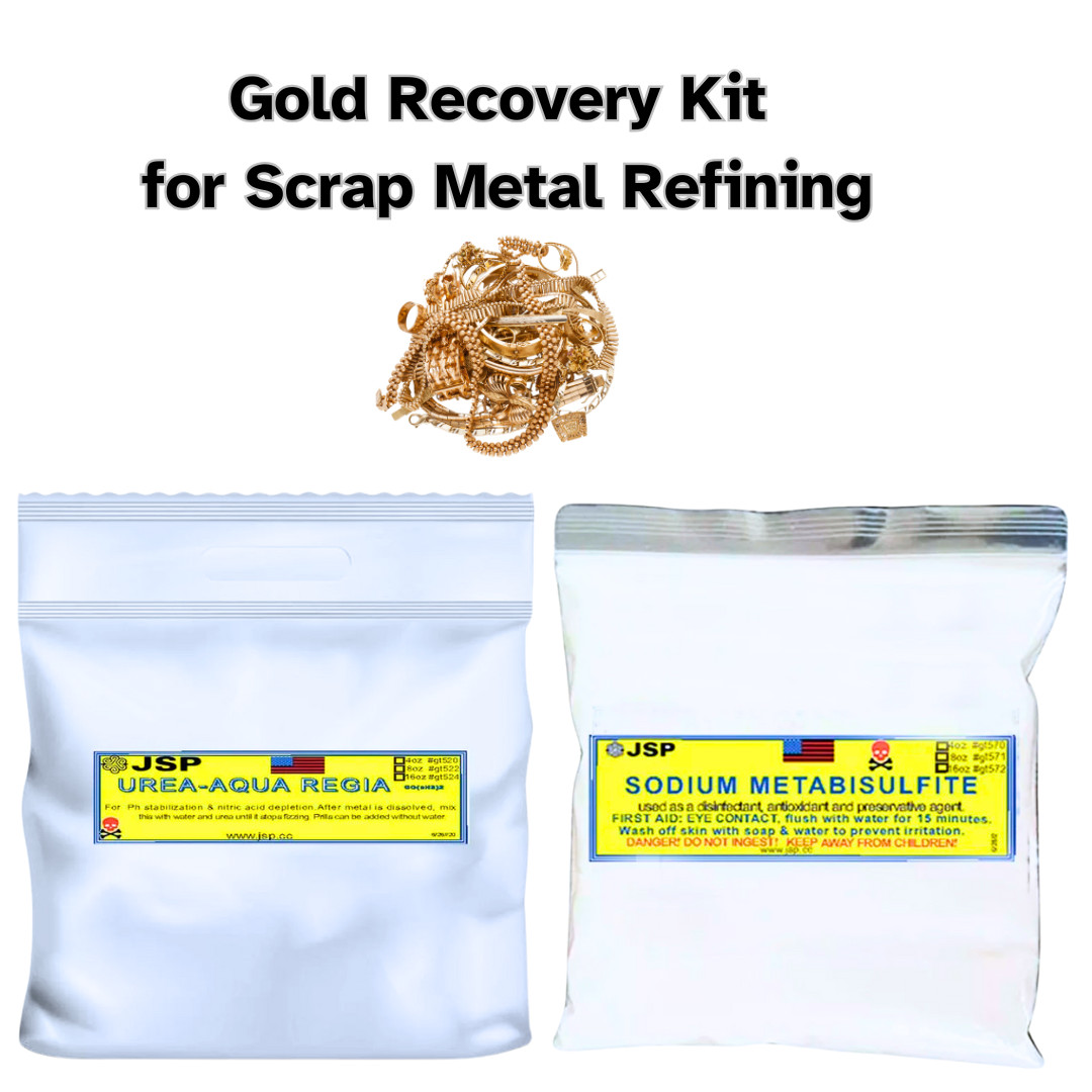 Gold Recovery Kit 1 lb Sodium Metabisulfite 1 lb Urea for Scrap Metal Refining