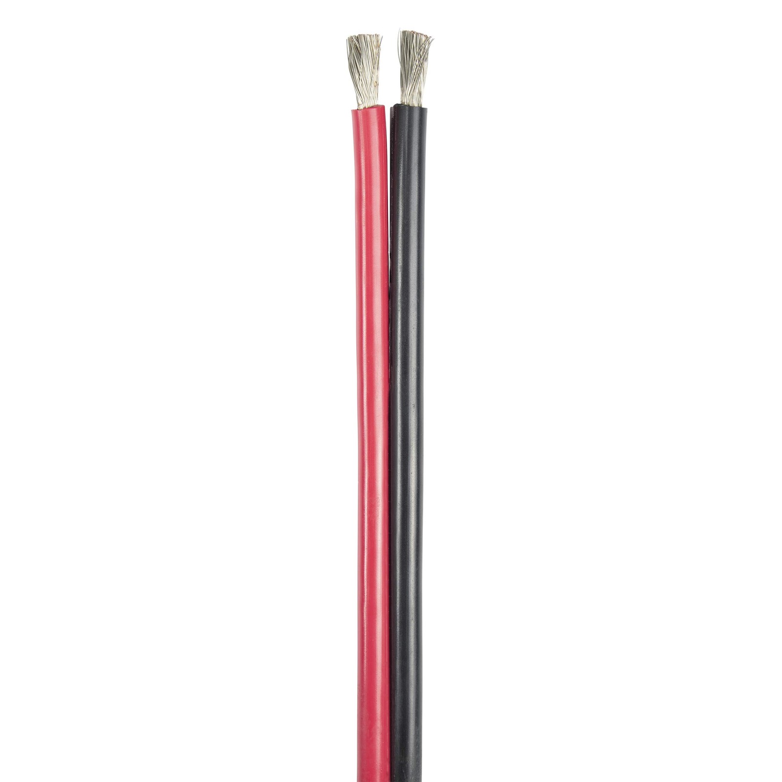 Ancor 121802 Bonded Cable 8/2 AWG Flat Tinned Copper Wire 25 Foot Red Black