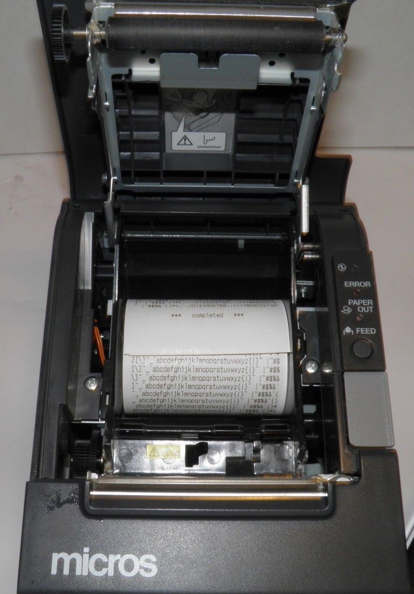 Micros Epson M129H TM-T88IV Thermal POS Receipt Printer IDN Printer w Power