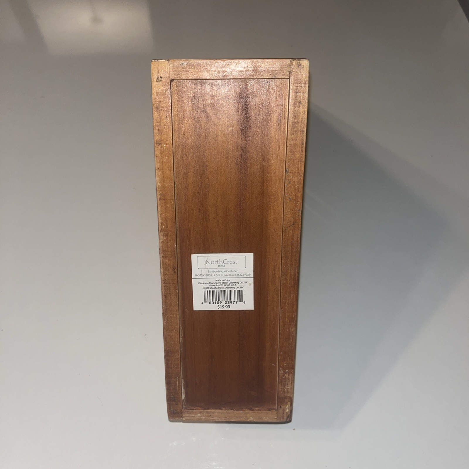 Bamboo File Holder & Office Product Organizer, Magazine Holder