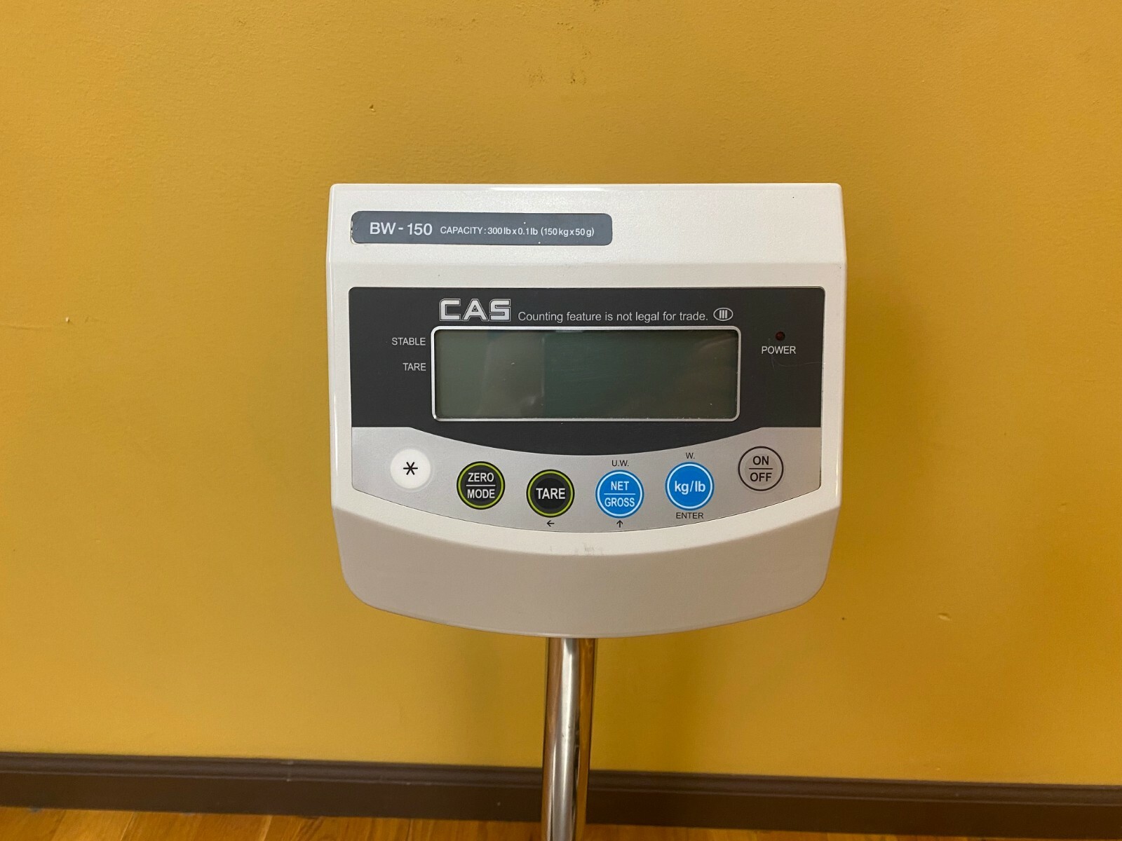 CAS BW-150 Digital Bench Scale, 300lb Legal for Trade- A Grade in US
