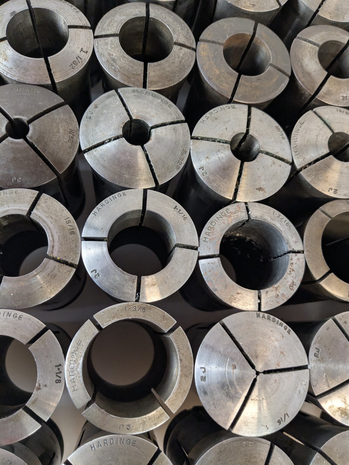 Hardinge 2J Collet Mega Lot of 61. All Hardinge No Duplicates From 10EE Monarch