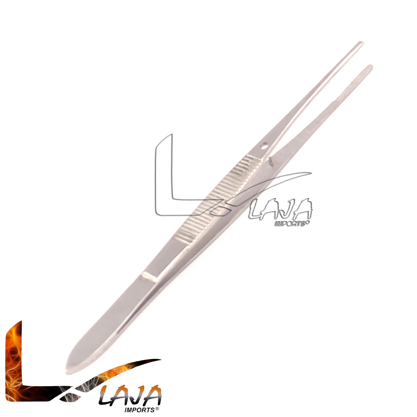 Iris Forceps 4″ Serrated Surgical Veterinary Instruments Straight Stainless New
