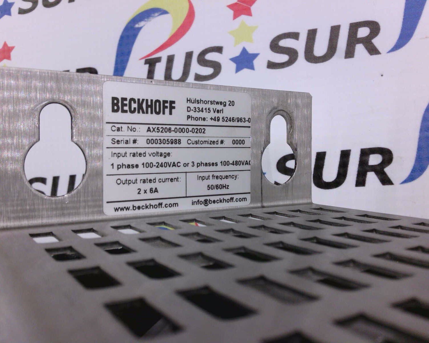USSP Beckhoff AX5206 Servo Drive AX5206-0000-0202