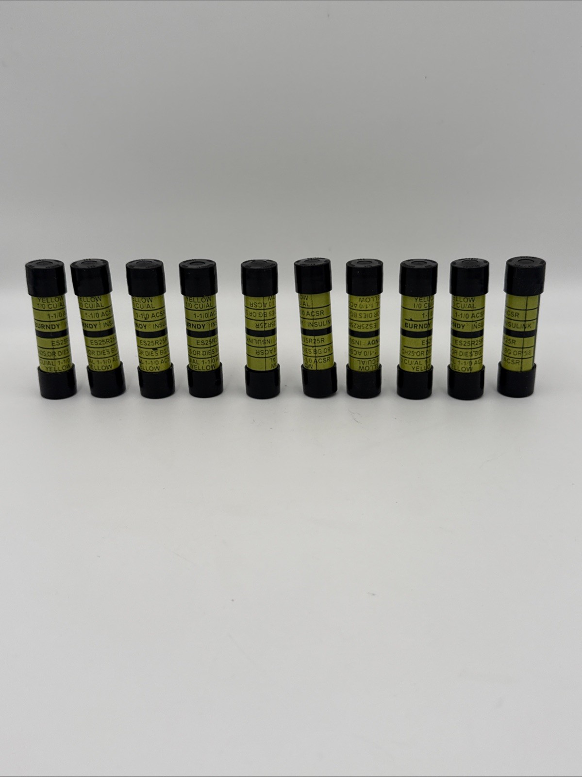 Lot of 10 Burndy ES25R25R1/0-1 AWG INSULINK Service Entrance Sleeve CU/AL