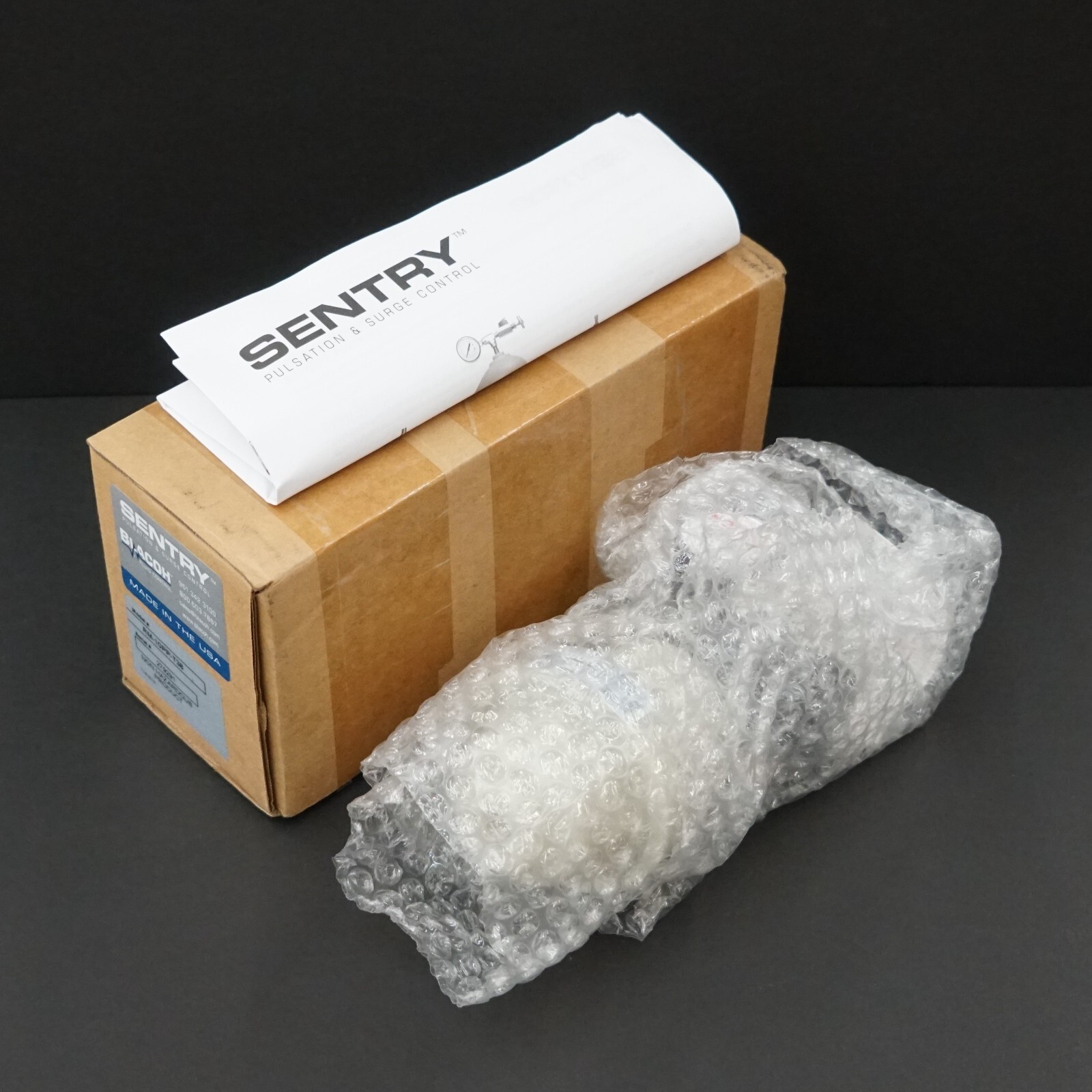 Blacoh RM-10PP-T38 Surge Supressor, 0.38″ Sentry, Poly/PTFE