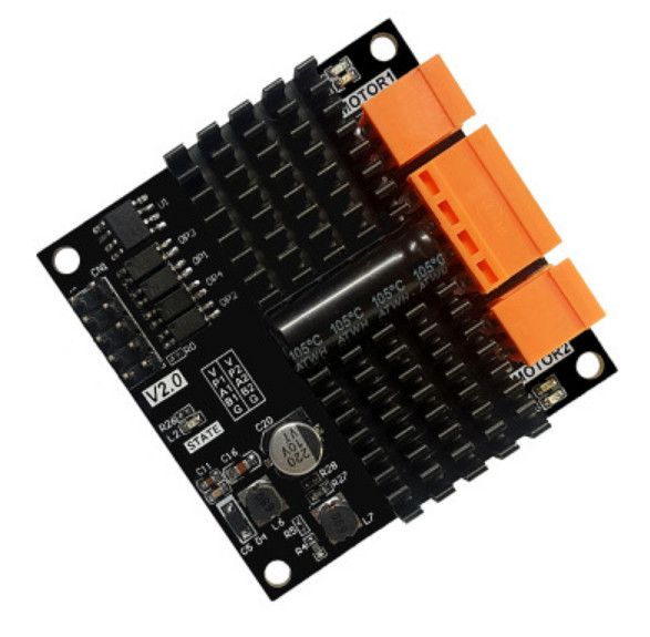 12V24V 12A dual DC motor drive module board H-bridge second L298N BTS7960 10A