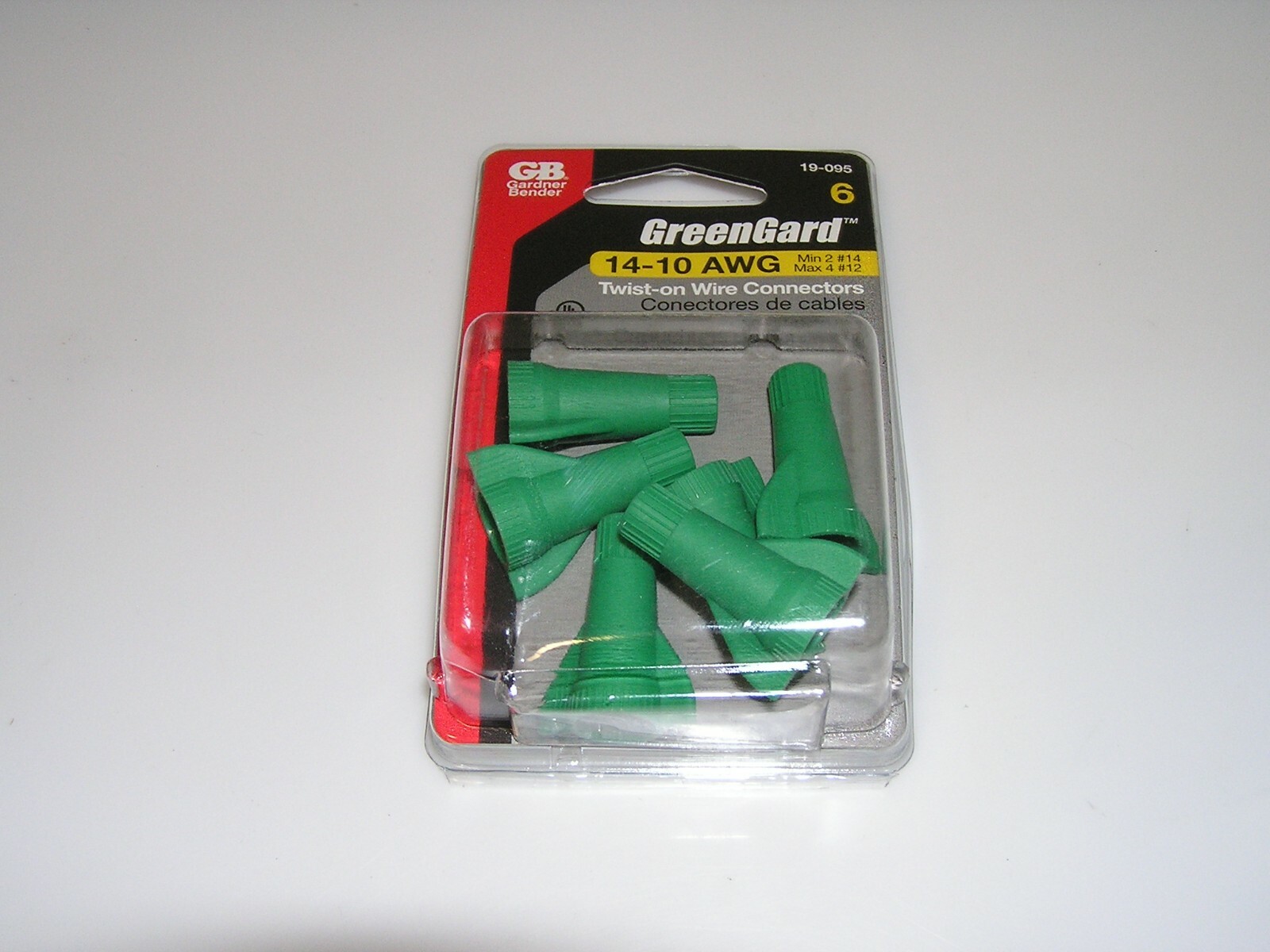 Gardner Bender GreenGard 14-10 AWG Twist-On Wire Connectors Pack of 6