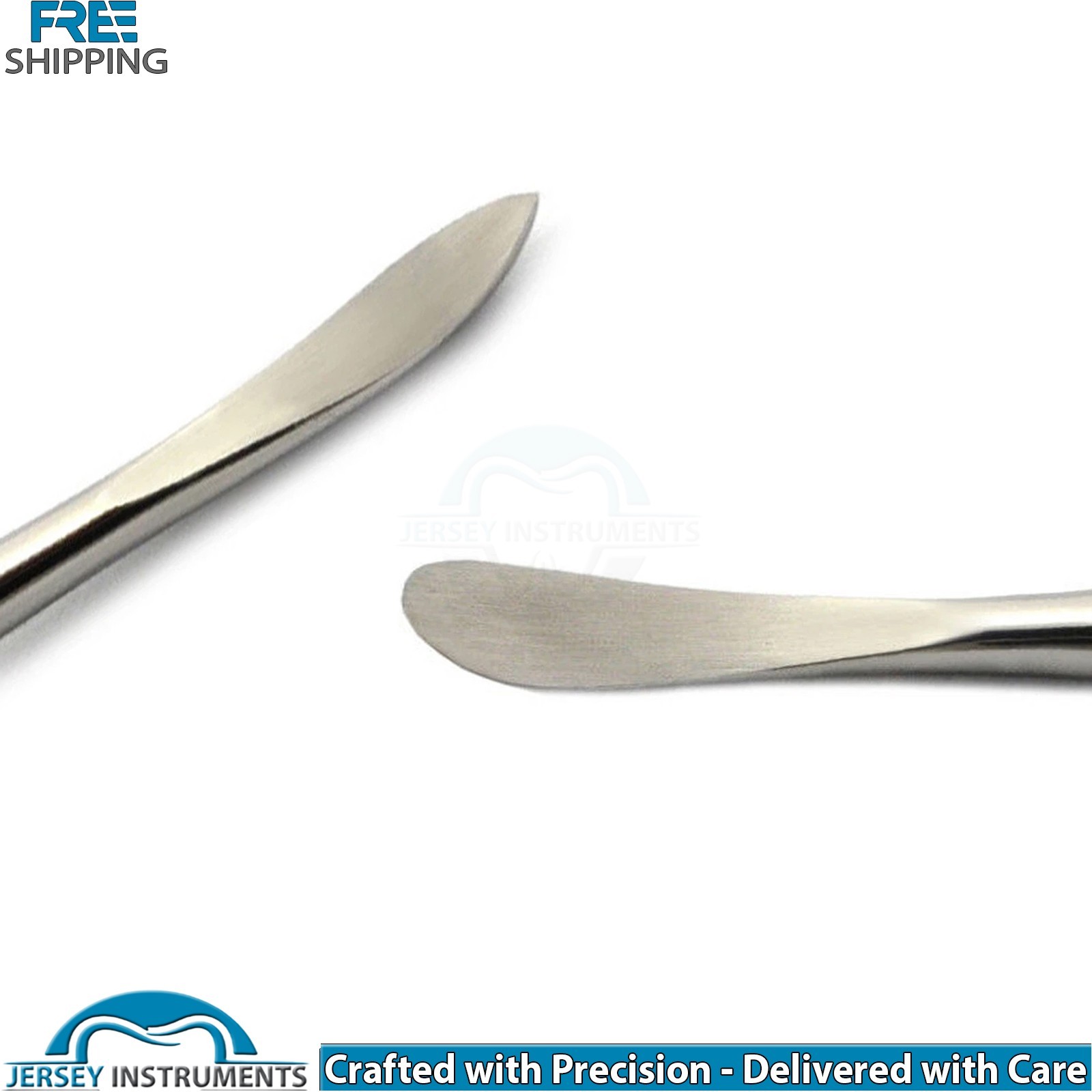 Set of 5 Implant Surgery Tunneling Elevators Blue Tip Dental Surgical Instrument