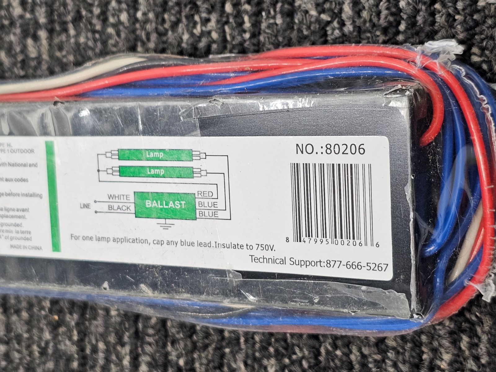 (QTY 3) Watran Deltek DB-275-IS-MV Electronic Ballast 120-277V Frequency 50/60Hz