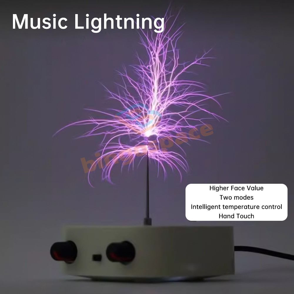 AC110-220V Mini Tesla Coil Bluetooth Music Tesla Coil w/Lightning&Music Modes