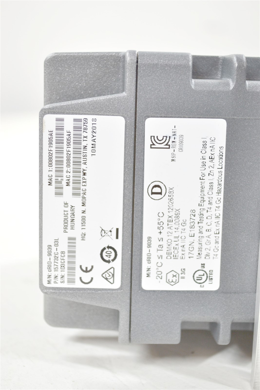 NI cRIO-9039 CompactRIO Controller Bundle w/ 2x 9516, 9477, 9263, 9870, 3x 9215