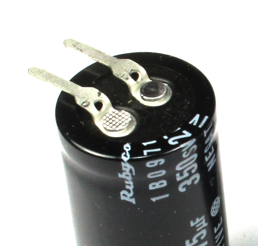 2pcs Rubycon FKX Photo Flash Capacitor 275uF 350v Radial Electrolytic 18mmX38mm