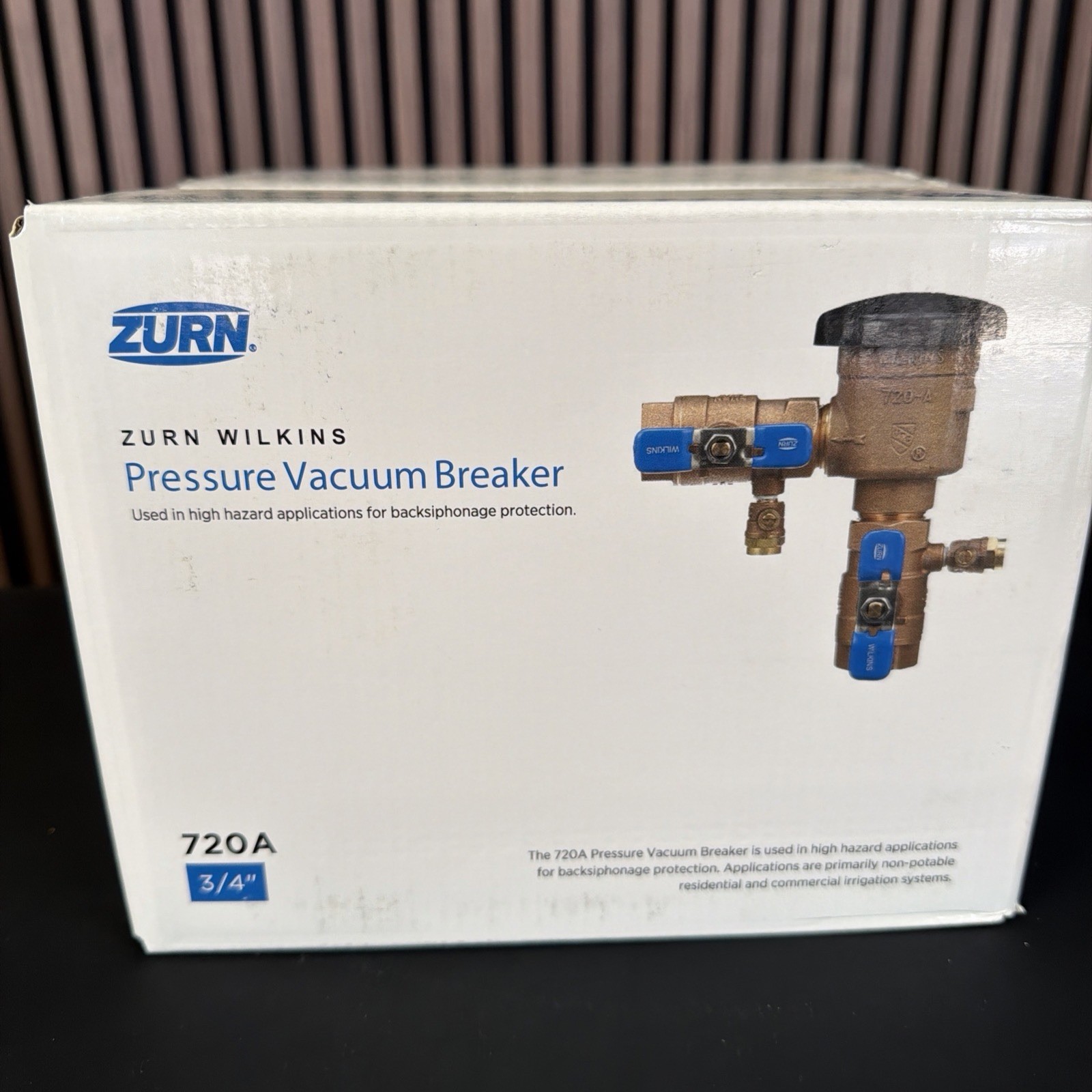 Zurn Wilkins 34-720A 3/4″ 720A Pressure Vacuum Breaker Assembly