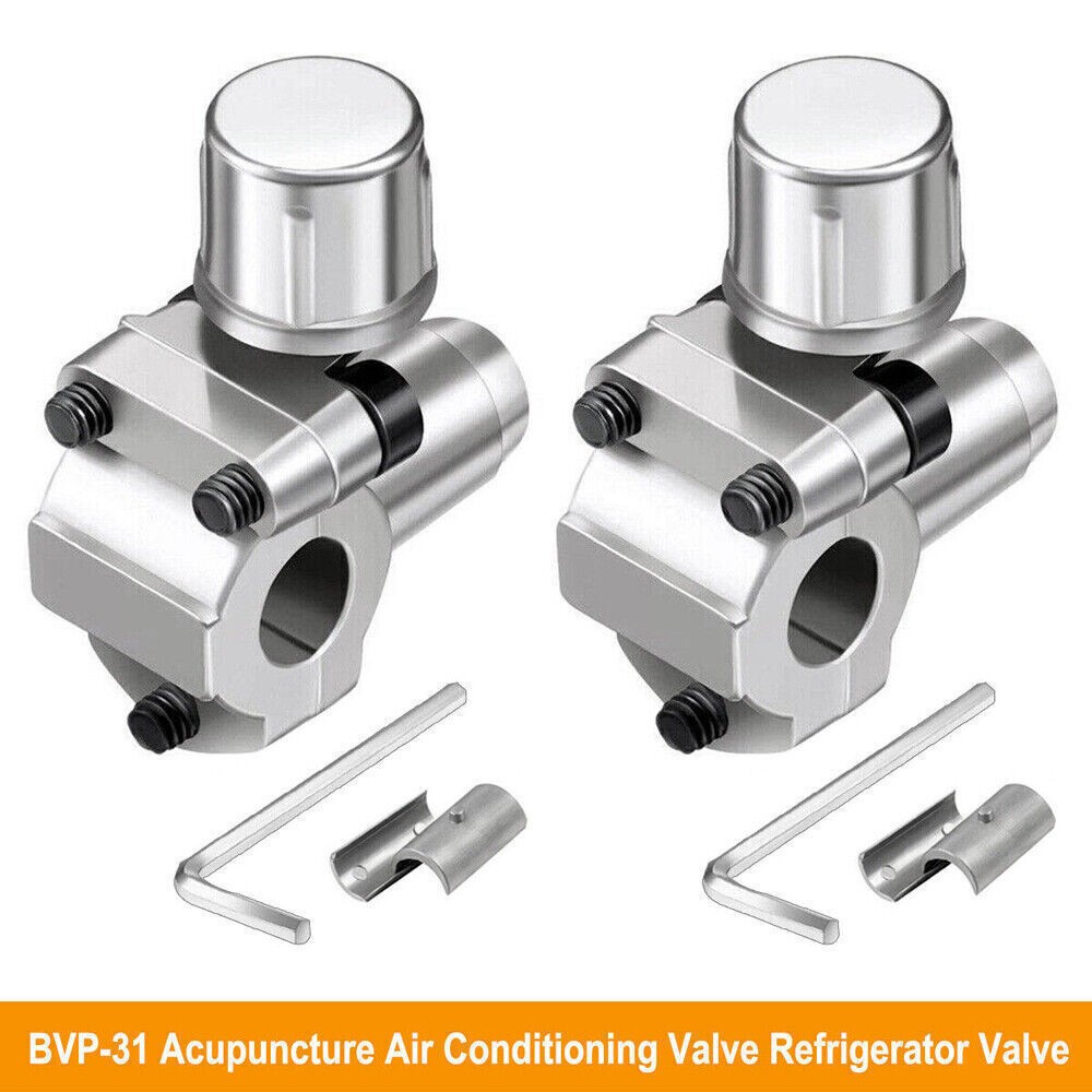 BPV31 Bullet Piercing Valve 2 Pack A/C Refrigeration Lines 5/16 – 3/8 – 1/4 NEW