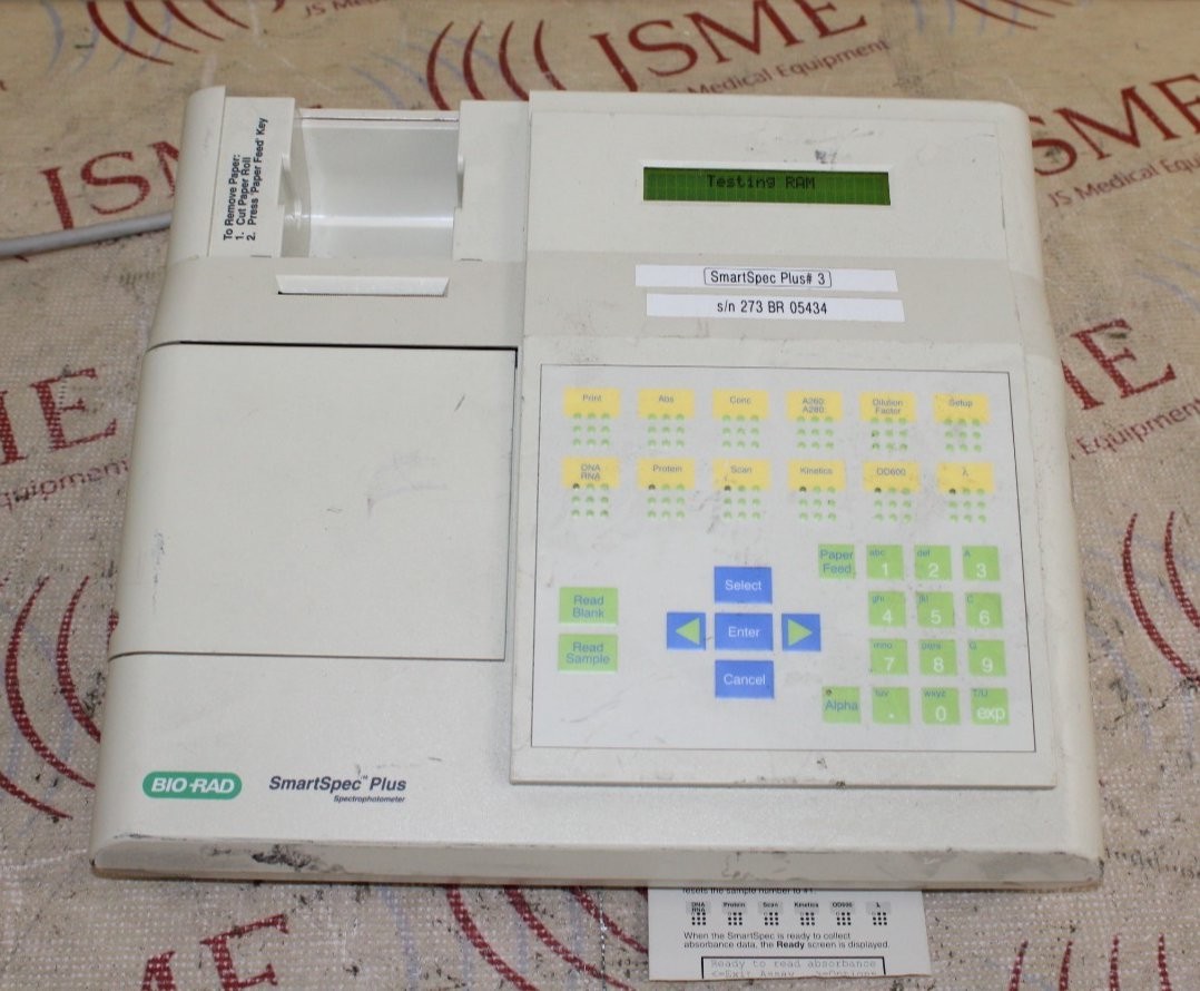Bio-Rad SmartSpec Plus Spectrophotometer