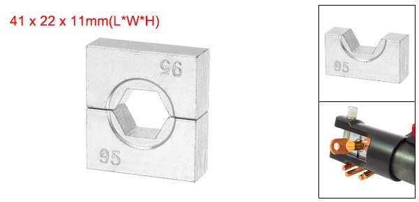 Hydraulic Crimping Die 95mm 8 Ton Hexagon Crimper Dies for YQK-120 Crimper Tool