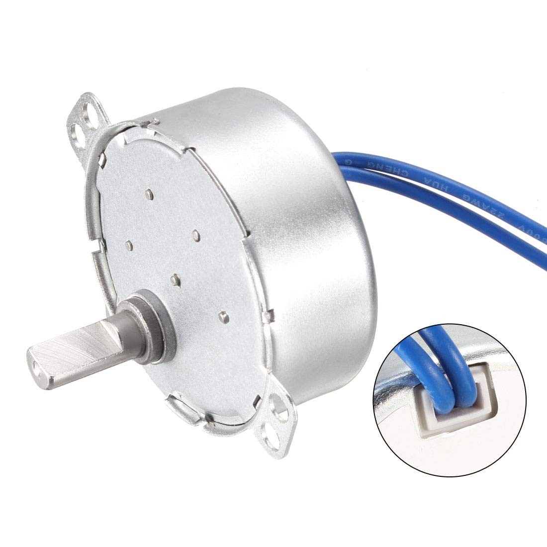 uxcell Synchronous Synchron Motor AC 100-127V 4W 5-6RPM/MIN 50-60Hz CCW for Hand