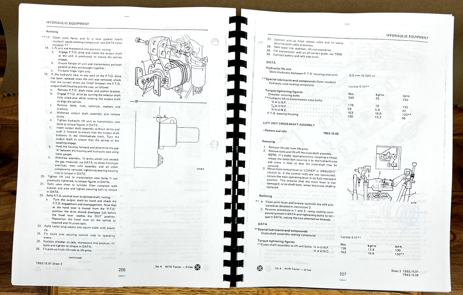 Leyland 245 262 272 282 Tractor Service Manual Repair Shop Workshop Maintenance