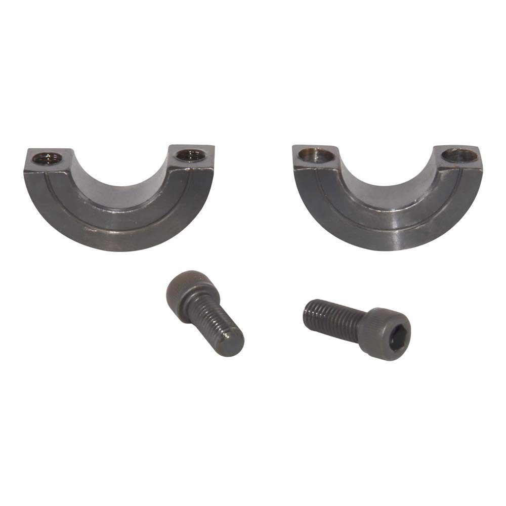 1″ Bore Double Split Shaft Collar Black Oxide Set Screw Style – 4 Pack